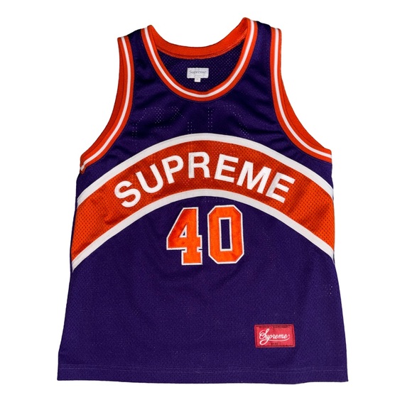 Supreme | Shirts | Supreme Curve Basketball Jersey Size M 27 Ss17